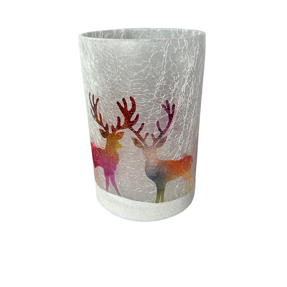 Yankee Candle 1676984 Rainbow Reindeer Large Jar Candle Holder - Picture 1 of 3